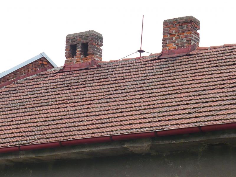 Střecha v centru Sokolova